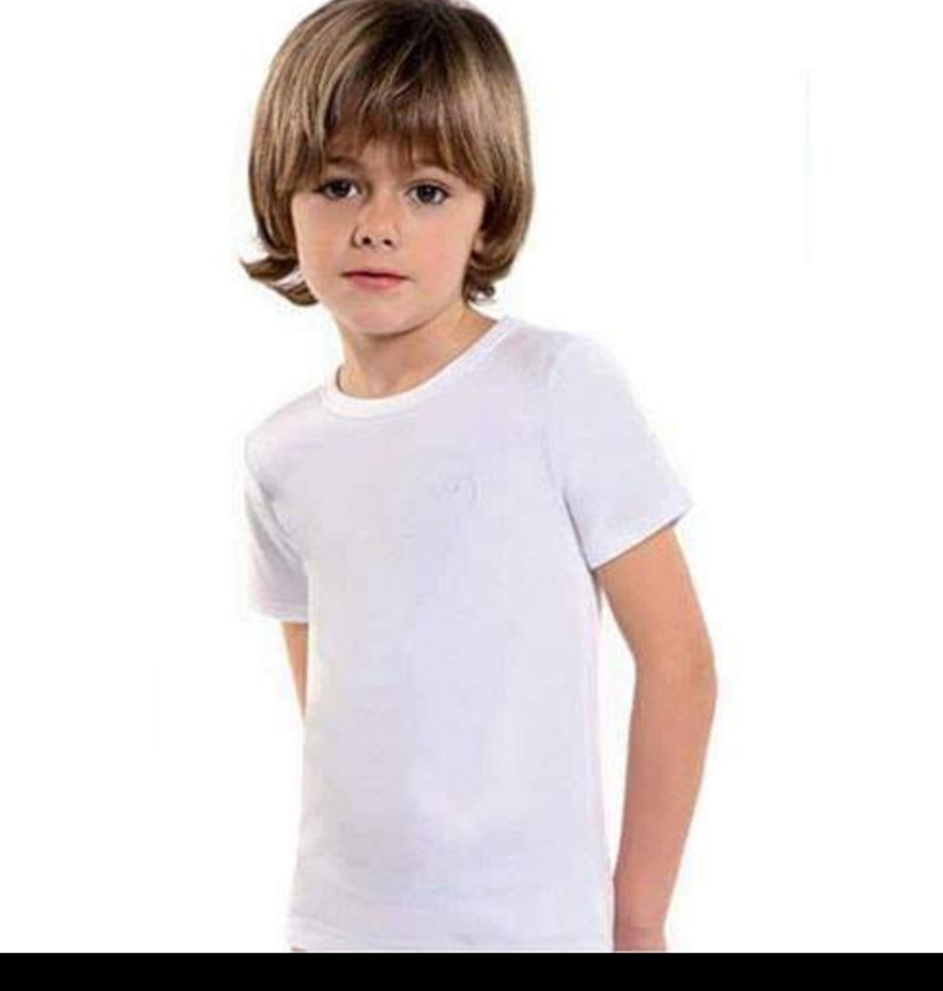 T-shirt liabel mezza manica bambino/a unisex in 100% puro cotone