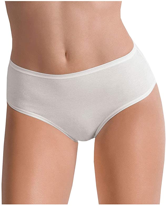 Cotonella Slip Donna L'Altra 3941 Maxi – 6 Pezzi In Cotone Bielastico, Bianco, Taglie Forti (fino A 3XL)