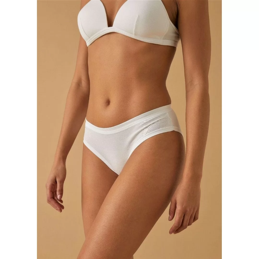 Jadea - Slip donna modello midi art. 509 in cotone e modal - immagine 3