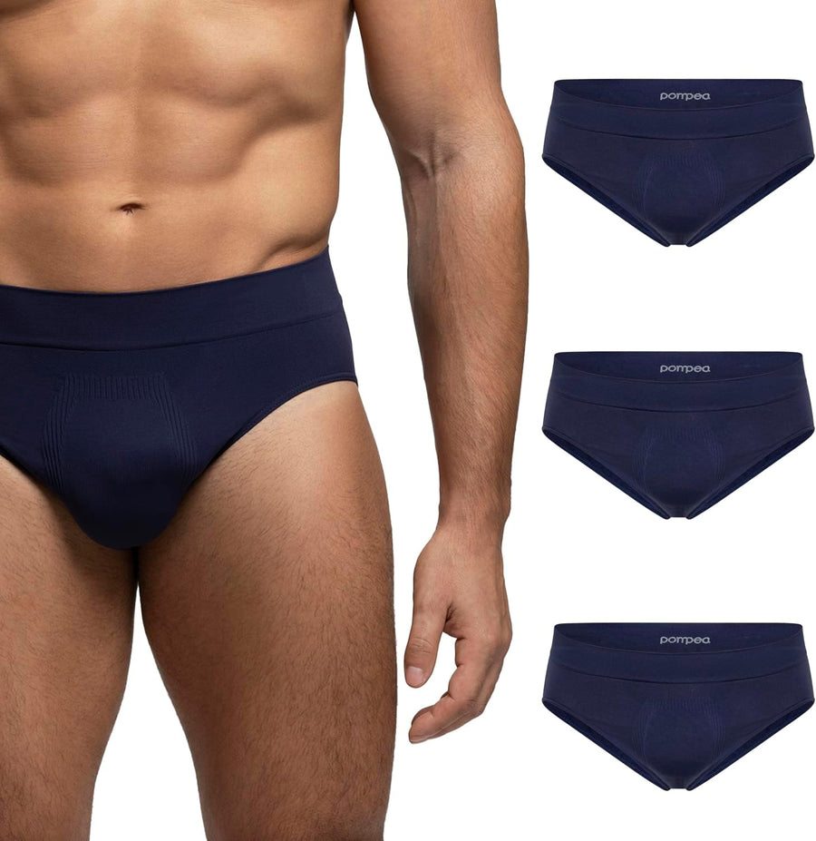 Pompea - 3 Slip uomo in microfibra seameles traspirante - immagine 2