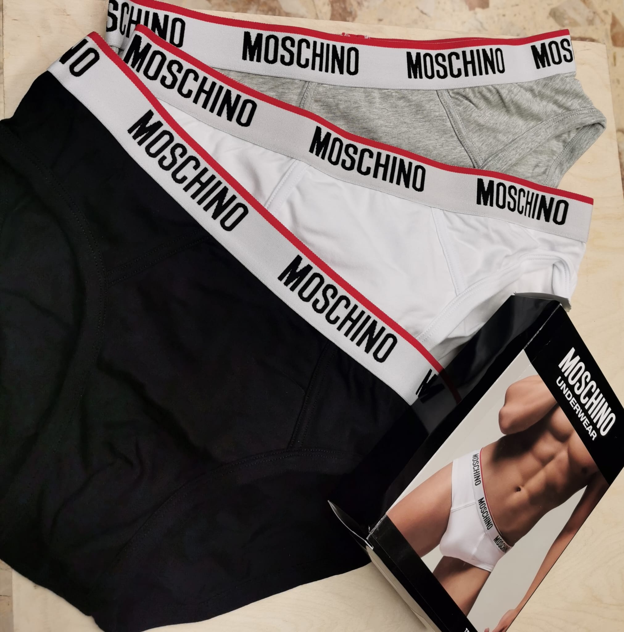 Uomo Abbigliamento da Intimo da Mutande boxer SlipMoschino in Cotone da Uomo colore Nero 