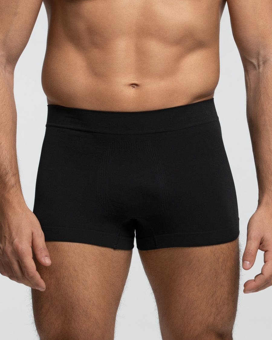 Boxer Uomo 3 Pezzi In Cotone E Spandex - Morbidi, Traspiranti, Non Segnano, Con Taschino A U, Taglie Forti