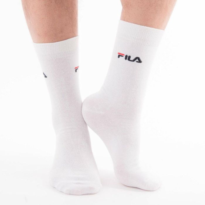 Calzini unisex marca Fila in cotone elasticizzato in confezione da 3 paia a soli 5€ - immagine 3