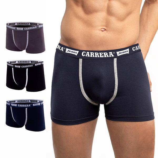 Kappa Boxer Uomo In Cotone Elasticizzato – Confezione Da 6 Pezzi – Modello Sportivo Con Elastico Esterno E Logo
