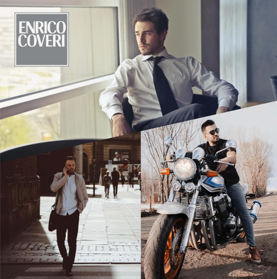 Enrico Coveri - Set di 3 Calzini Lunghi uomo in cotone elasticizzato - immagine 8