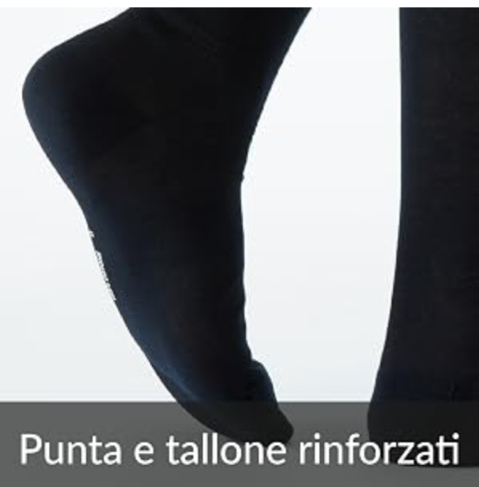 Enrico Coveri - Set di 3 Calzini Lunghi uomo in cotone elasticizzato - immagine 5