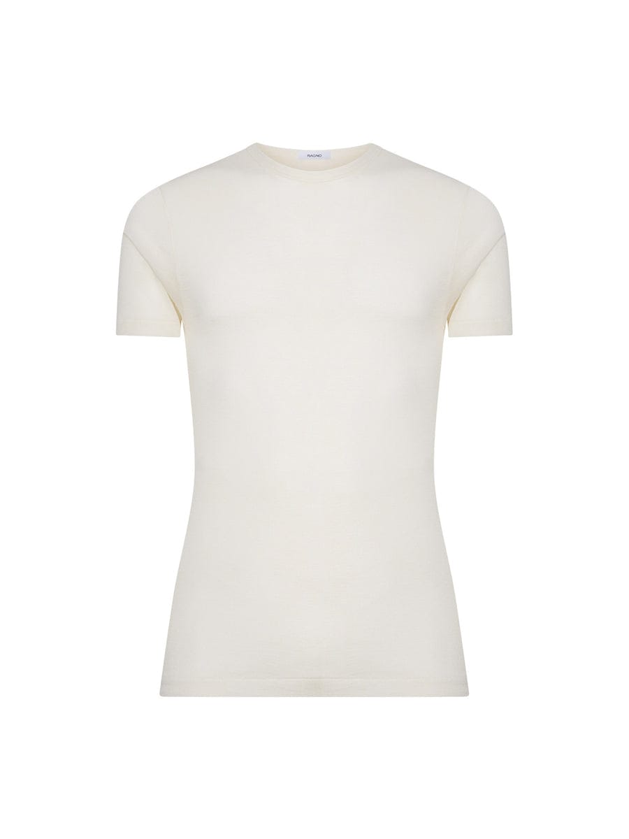 Maglia Ragno a mezza manica uomo girocollo in pregiata lana modello Wonderwool - immagine 16