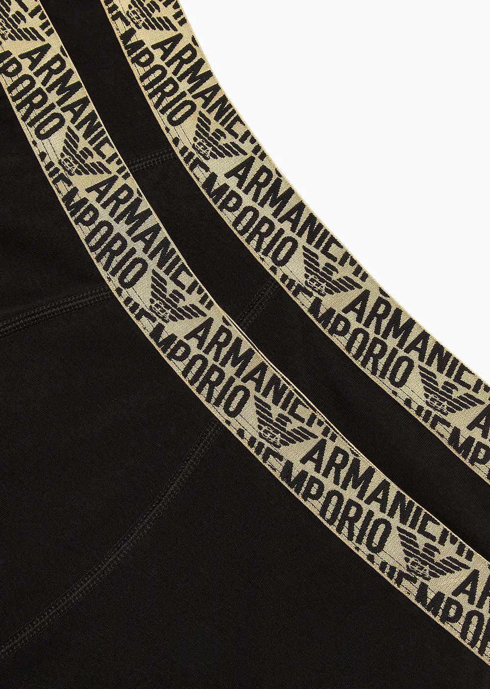 Bipack boxer parigamba Emporio Armani serie oro in cotone elasticizzato - immagine 5
