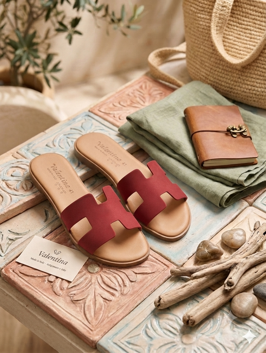 Valentina – Sandalo H – Luxury Collection Rosso – made in Italy