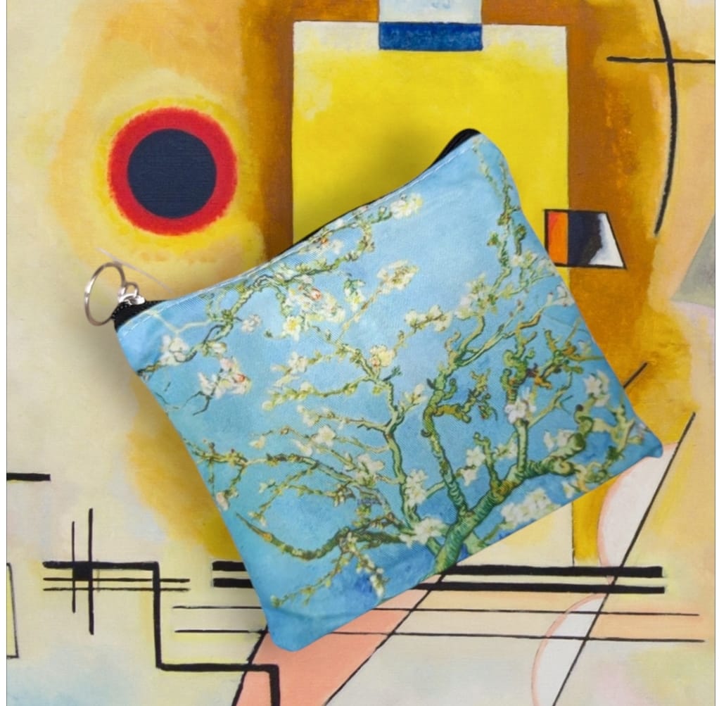 Shopping bag "Quadri d'Autore" modello "Mandorlo fiorito" di Vincent Van Gogh - immagine 3