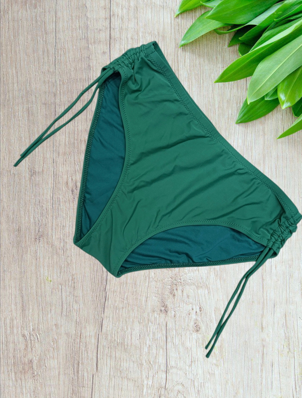 Costume donna due pezzi modello a balconcino in colore verde Gucci taglia 50/3XL - immagine 6