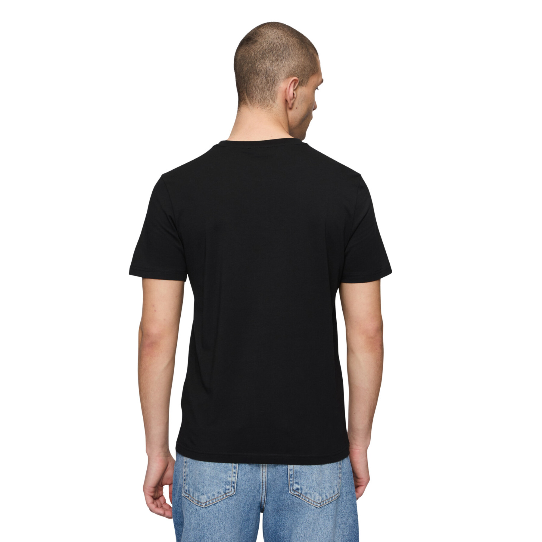 Set di 2 T-shirt uomo marca FILA in cotone elasticizzato - immagine 2