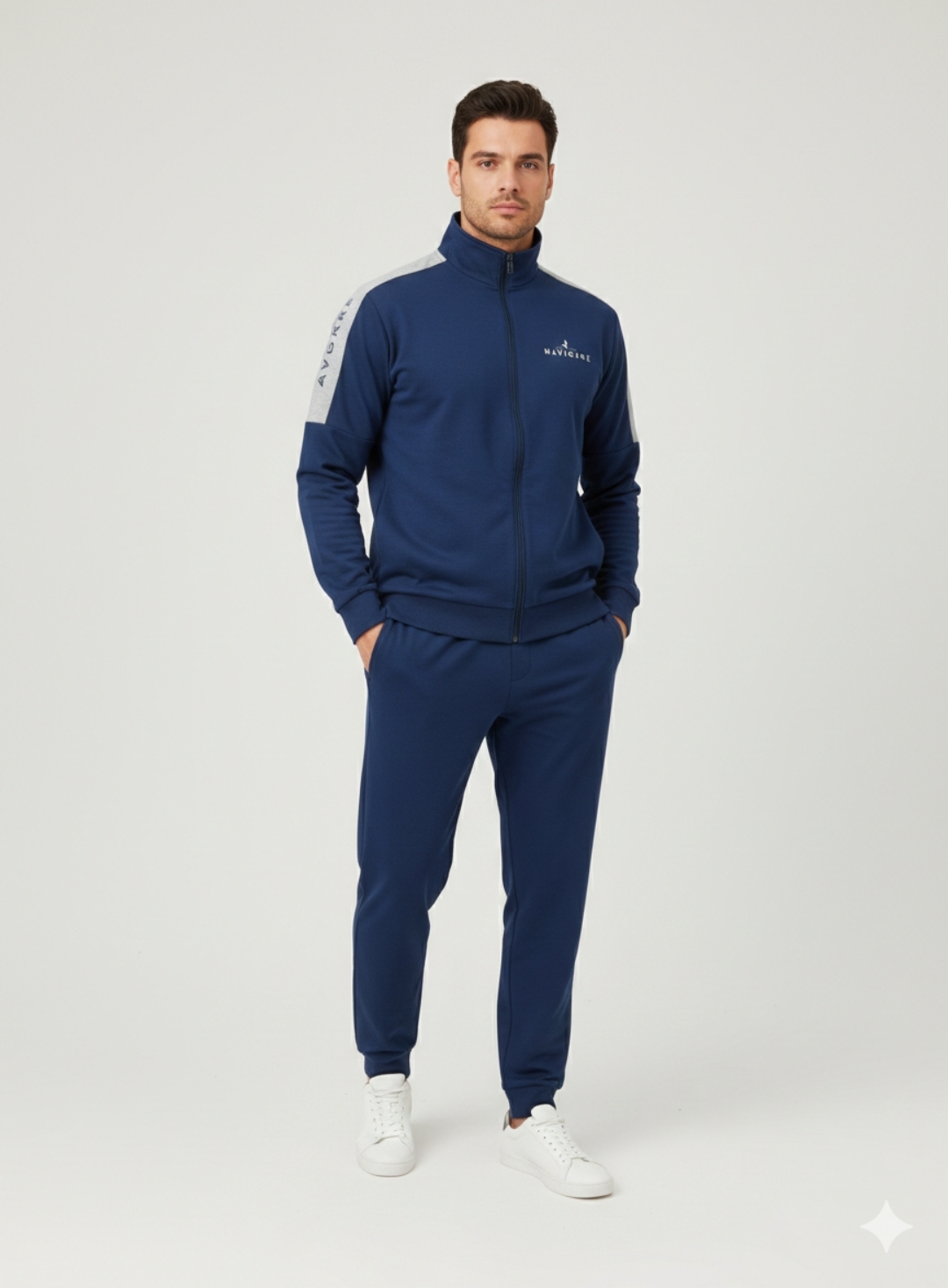Tuta uomo marca Navigare serie Sport modello Blu Light – Collezione Primavera.