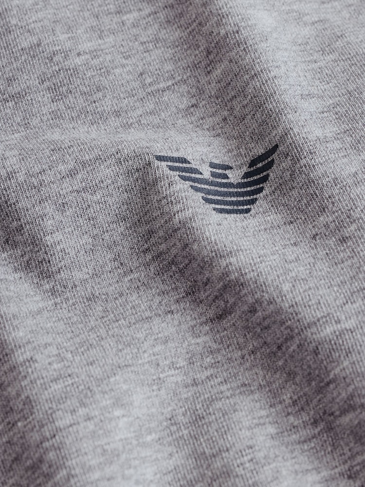 Pigiama Uomo Emporio Armani in Cotone Stretch – Navy/Grey - Ultima taglia M - immagine 13