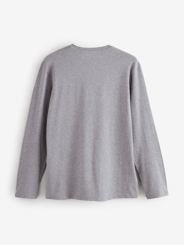 Pigiama Uomo Emporio Armani in Cotone Stretch – Navy/Grey - Ultima taglia M - immagine 10