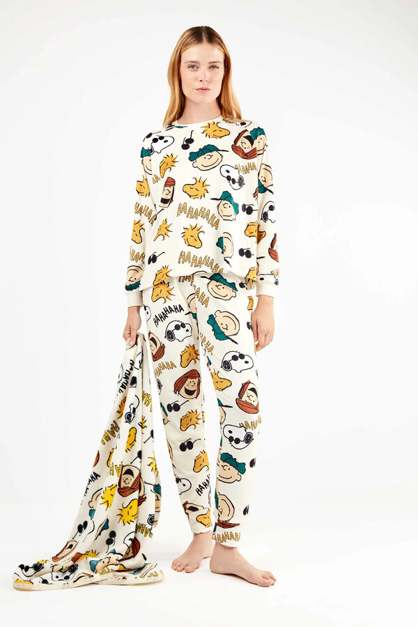 Gisela - Plaid / Mantella serie Peanuts - Snoopy & Friends - immagine 3