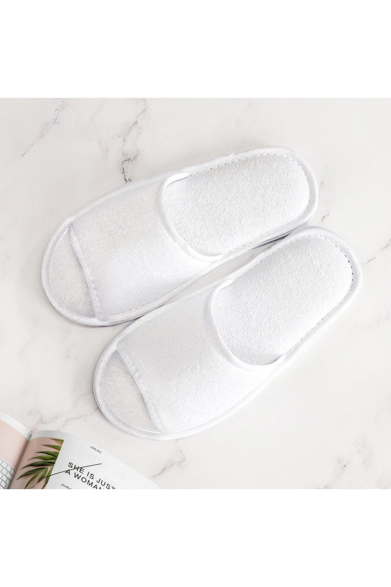 Pantofole Ospiti In Cotone Aperte, Antiscivolo, Morbide E Lavabili, Per Viaggio Hotel E Spa, Uomo E Donna, Taglie 37-39 E 42-43