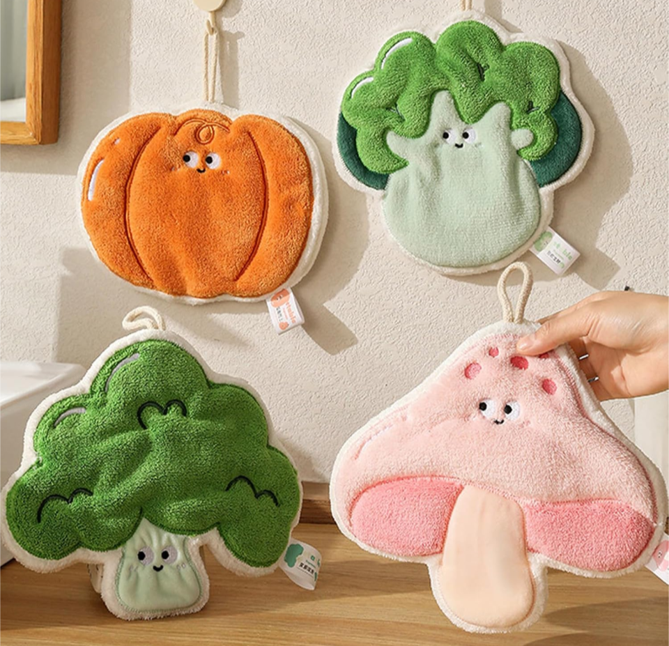 Set 4 Presine 2 in 1 Veggie Squad – Set da Cucina decorativo