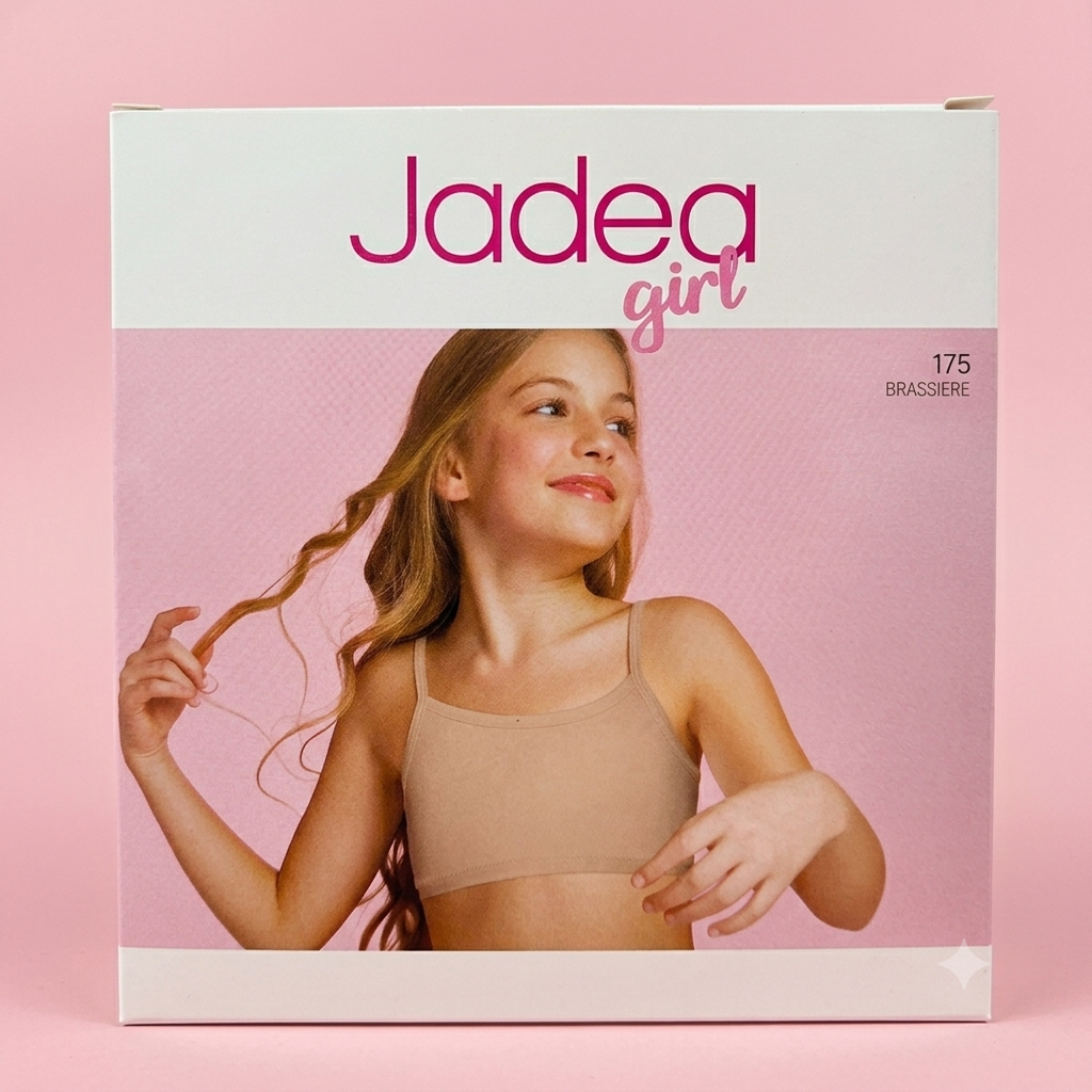 Jadea - Brassiere bambina/Ragazza Color Carne per la danza