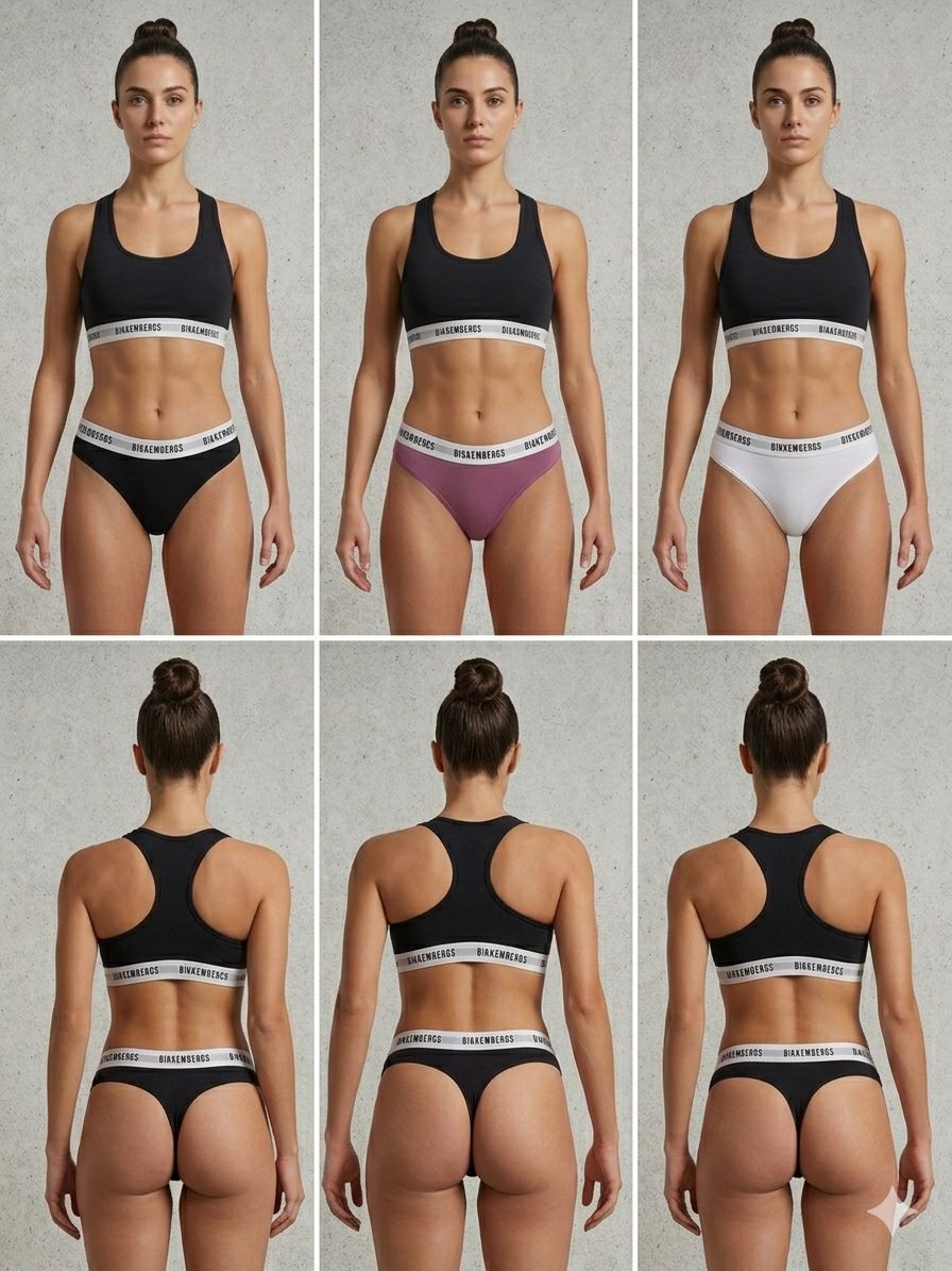 Bikkembergs – Set 3 Perizoma Donna - Comfort e Stile Iconico