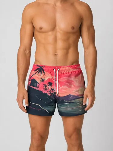 Bikkembergs - Costume Mare uomo Tropical Sunset Edition - immagine 2