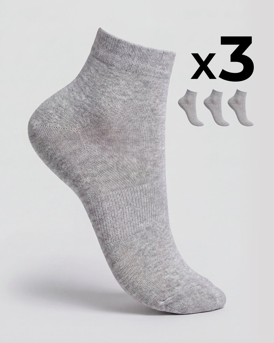 Pompea - 3 Calzini donna bike socks in cotone traspirente - immagine 15