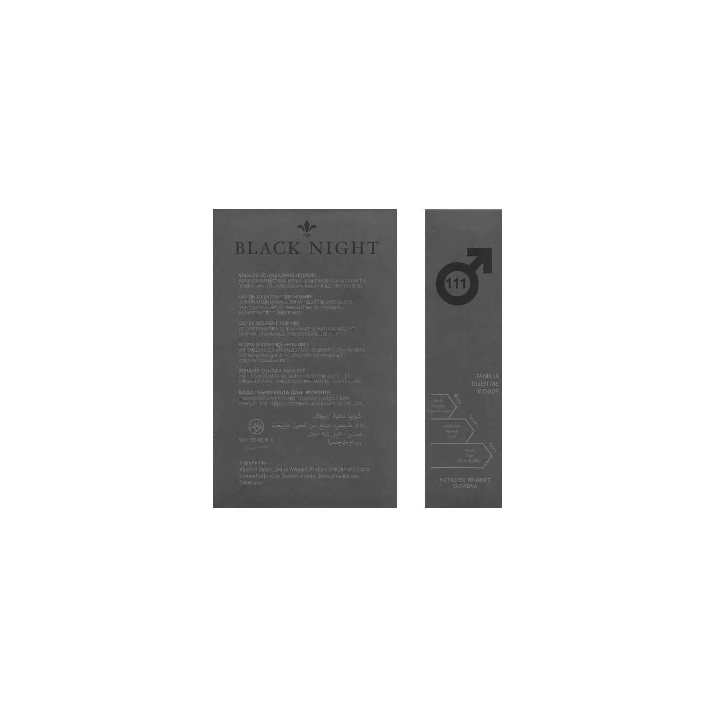 Black Night 100ml - Profumo Equivalente ispirato a Black Afgano Nasomatto - immagine 2