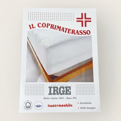 Irge - Coprimaterasso Sanitario Igienico Impermeabile Matrimoniale