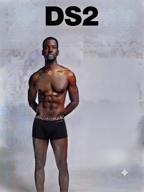 DS2 -  3 Boxer Uomo Nero in Cotone Elasticizzato - Offerta 10€