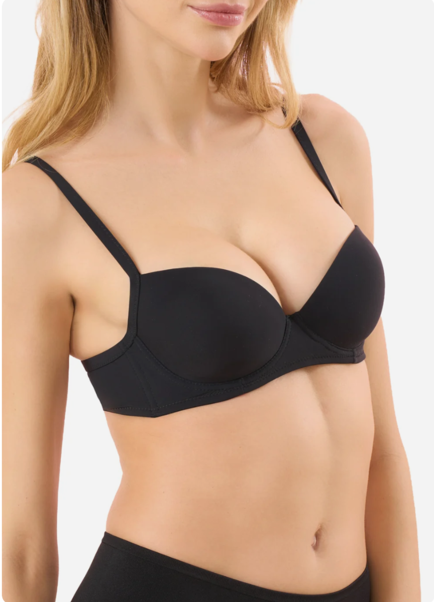 Golden Lady - Reggiseno Balconette in Microfibra Effetto Petalo - immagine 6