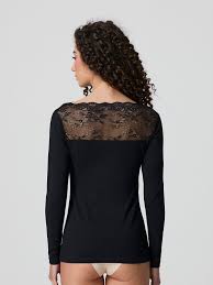 Jadea – Maglia Sottogiacca – Scollo dritto in Pizzo Art. 4464 - immagine 3