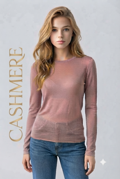 Cashmere Blend - Maglia girocollo Made in Italy | Solo 10 €