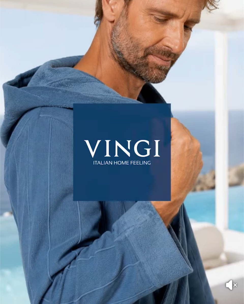 Vingi - Accappatoio unisex Saint Tropez - 100% spugna di cotone - immagine 9