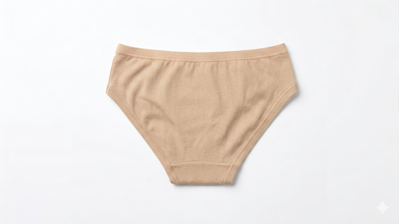 Intimy - Slip per bambina per la danza colore carne in cotone - immagine 2
