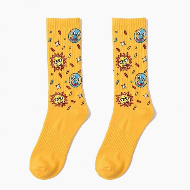 Ironic Socks - Calzini Uomo Colorati Sun in Cotone elastico - immagine 3