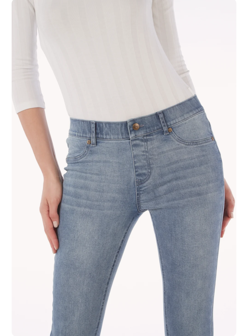 Philippe Matignon - Leggings Jeans Skimmer in cotone elastico - immagine 2